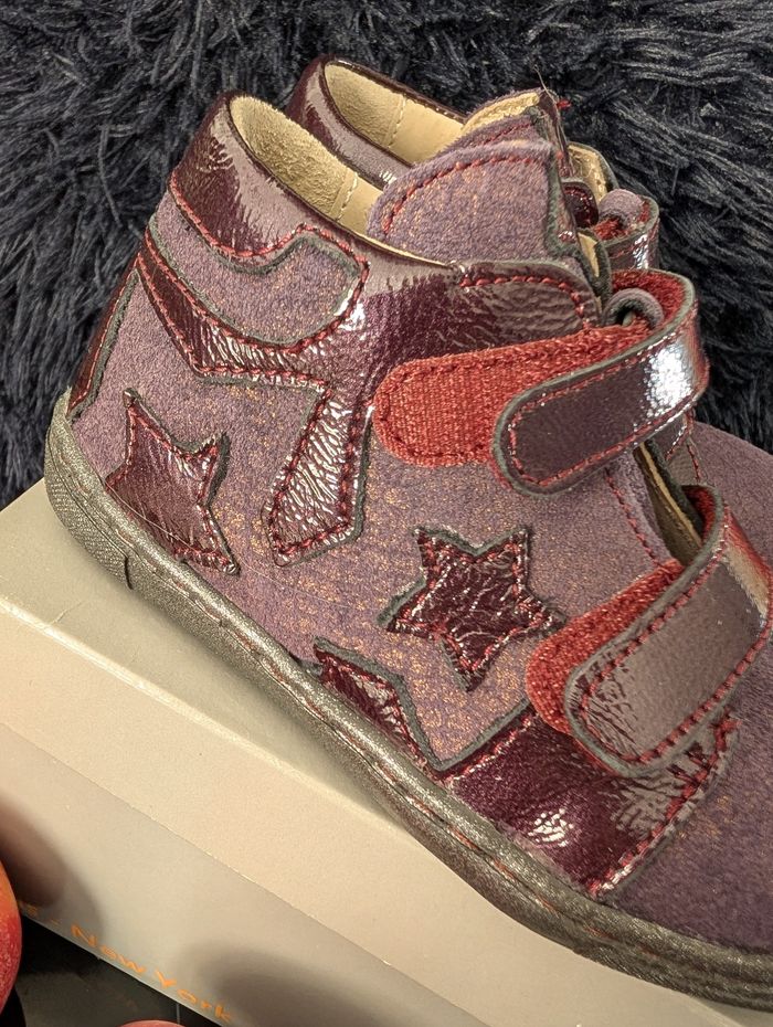 Bottines fille tout cuir doux et souple. Taille 24. Neuf. Little Mary marque française - photo numéro 9