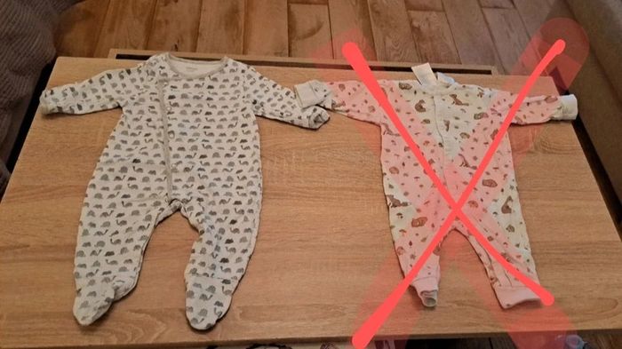 Lot de 9 pyjamas 3 mois 1 pièce - photo numéro 2