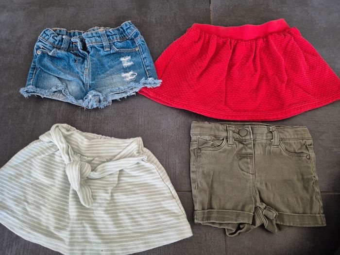 Lot short et jupe