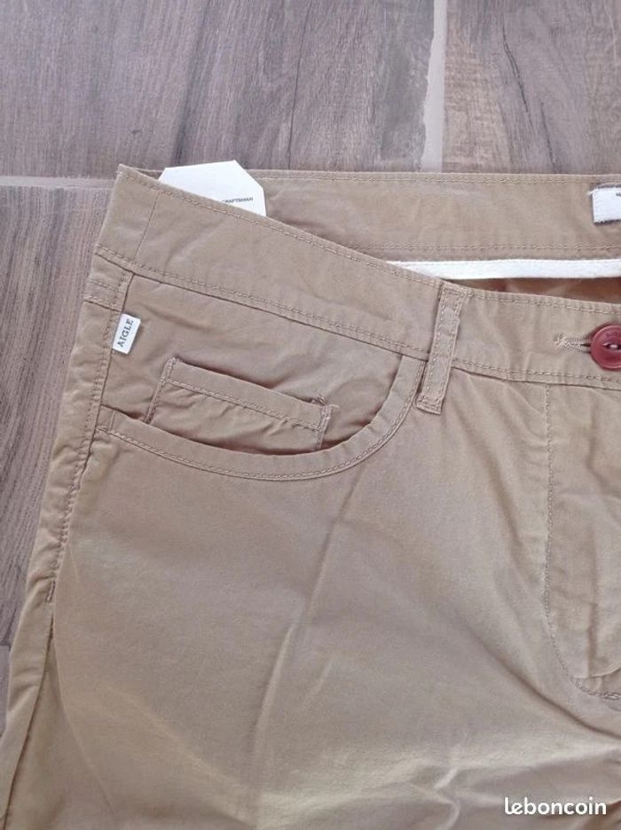 Pantalon neuf Aigle beige taille 44 modèle Billyson - photo numéro 3