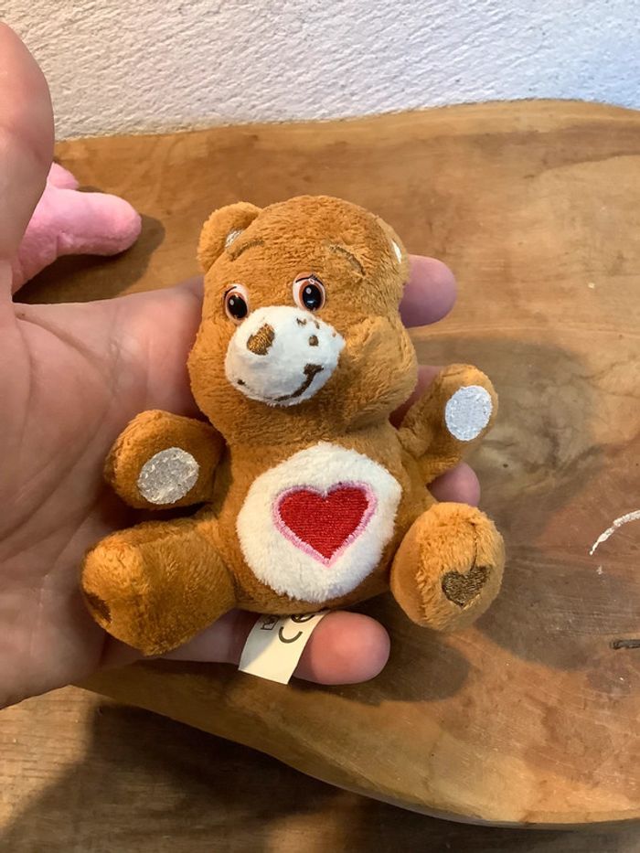 Duo mini peluches bisounours care bears vintage Quick - photo numéro 6