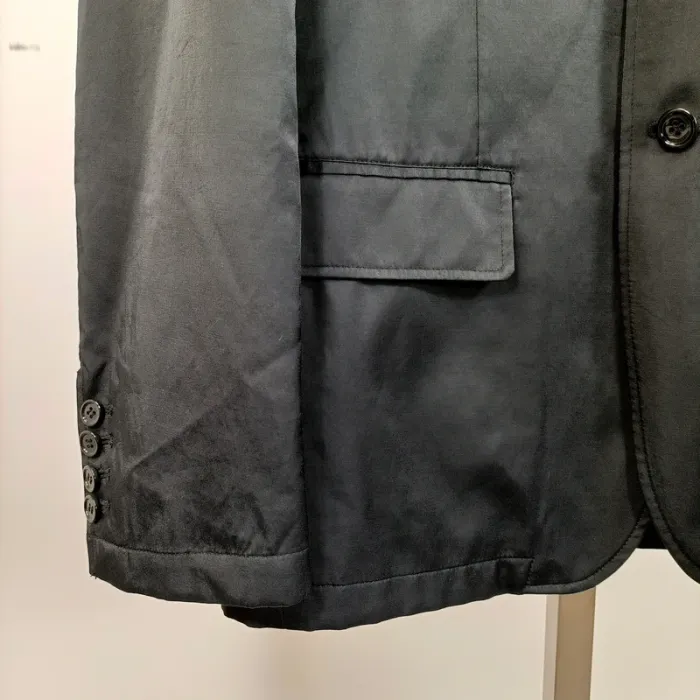 Veste de costume noir Izac- Taille L Coton et polyamide A485 - photo numéro 4