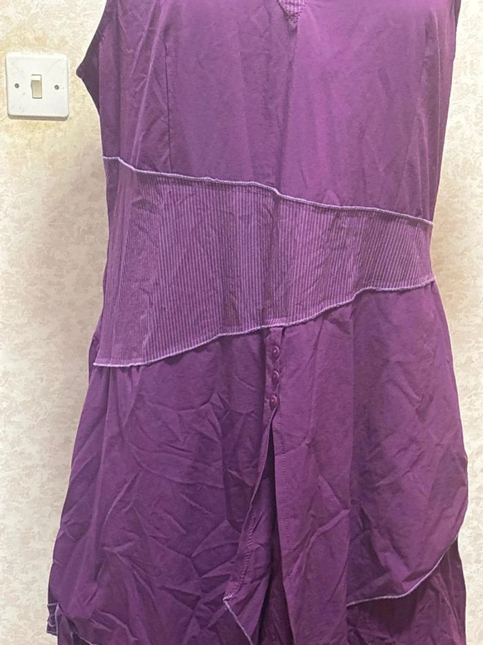 Robe violette taille 44 marque c.b fashion - photo numéro 2