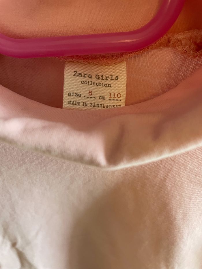 Tee Shirt Zara girls 5 ans - photo numéro 2