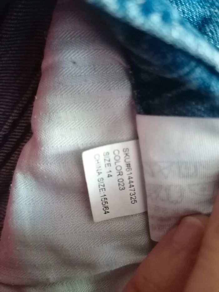 Short en jean fille taille 14ans Abercrombie - photo numéro 4