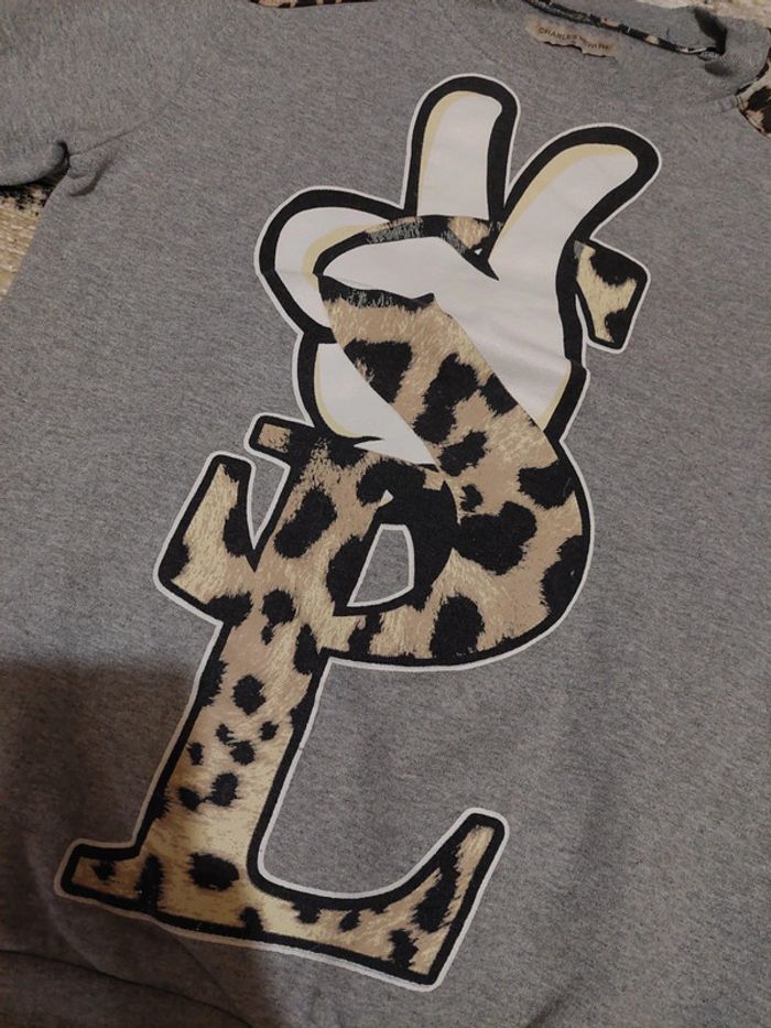 Pull gris - photo numéro 3