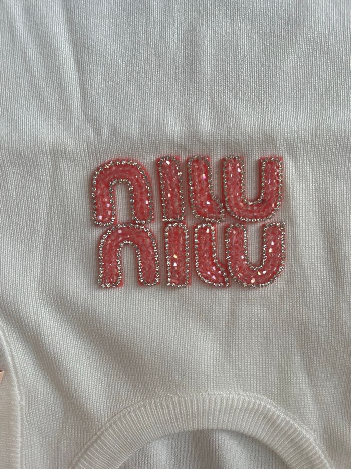 Crop top - miu miu / très bon état - photo numéro 3