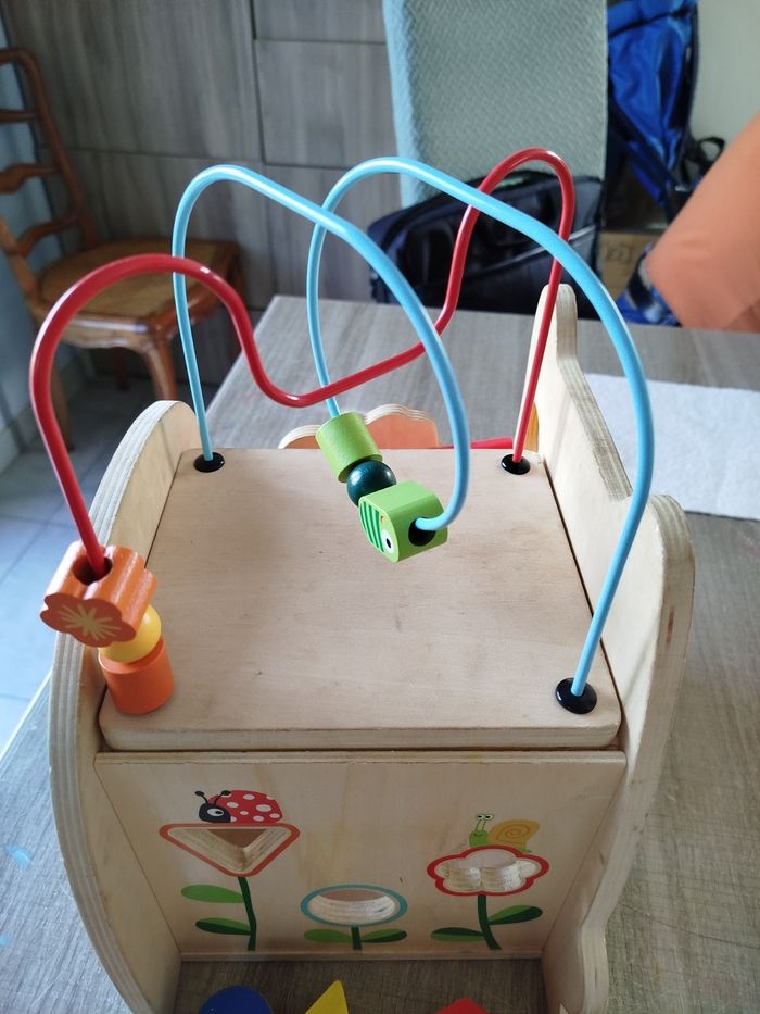 Cube de motricité en bois - photo numéro 6