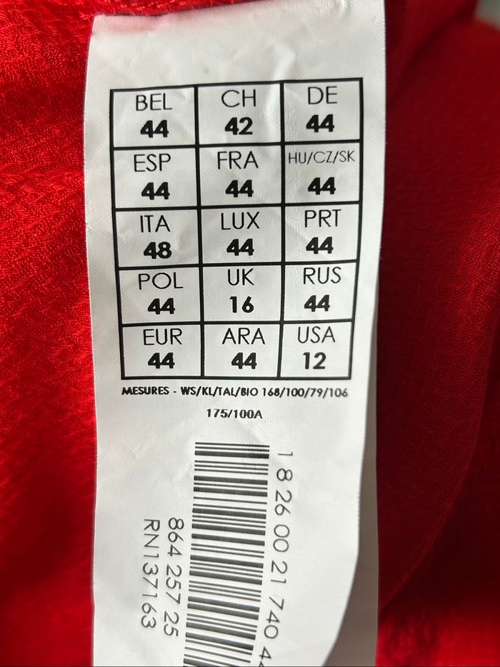 Blouse Promod rouge taille 44 - photo numéro 6