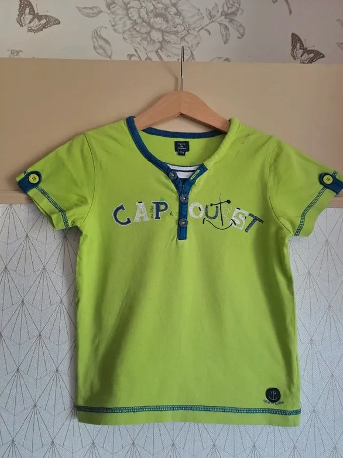 Lot 3 t-shirts garçon 5 ans MC qqs tâches prix mini - photo numéro 11