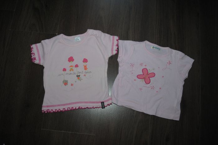 Lot t shirts fille - photo numéro 2