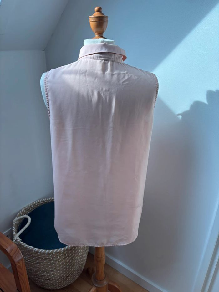 Chemise sans manche saumon - T38/40 - photo numéro 5