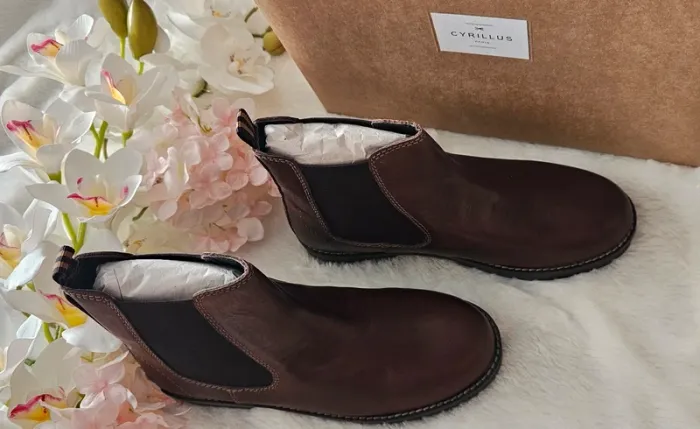 Bottes Bottines Chelsea Garçon Cuir Cyrillus T37 - photo numéro 3