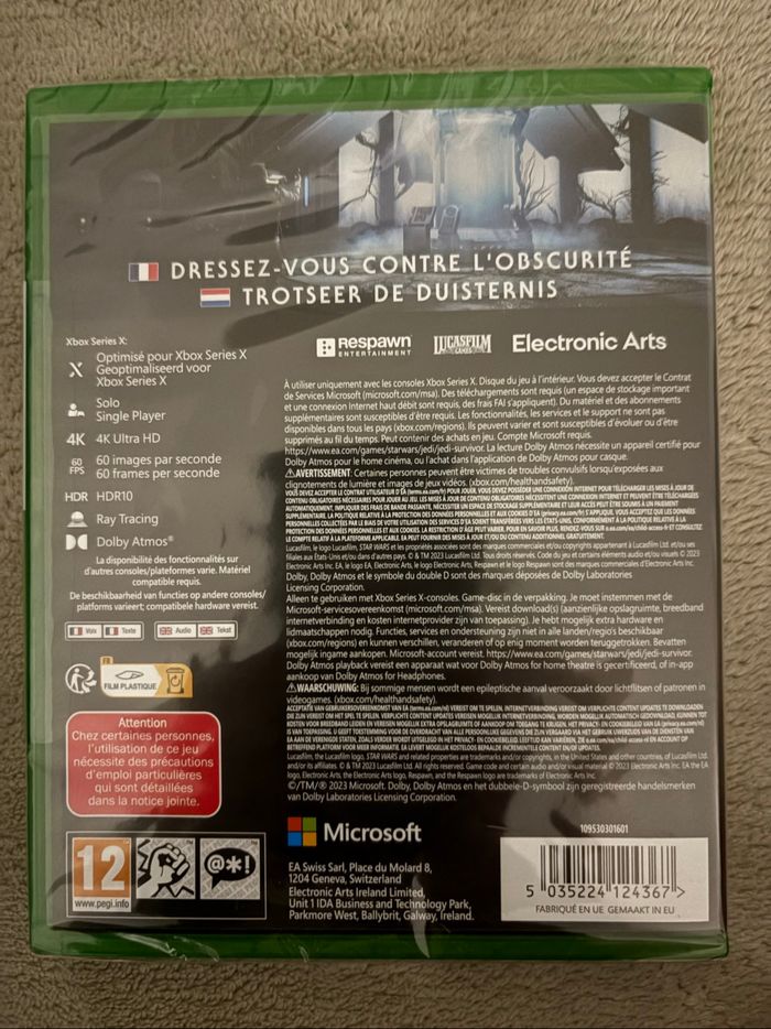 Star Wars Jedi Survivor XBOX Series X Neuf sous blister - photo numéro 2