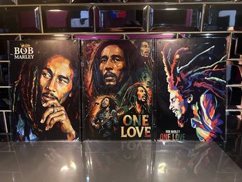 Plaque métallique déco Bob Marley