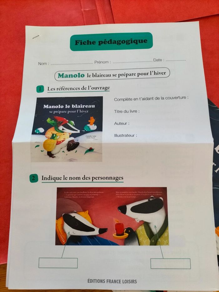 Manolo le blaireau se prépare pour l'hiver par Christelle Vallat et Cécile Touzé - photo numéro 3