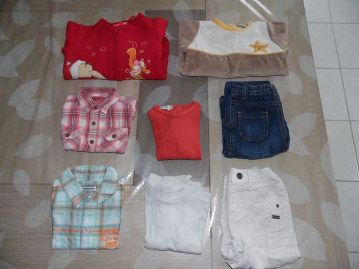 Lot de vêtements garçon 9 mois (7 pièces )