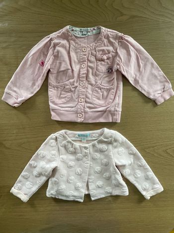 Lot de 2 gilets 18 mois