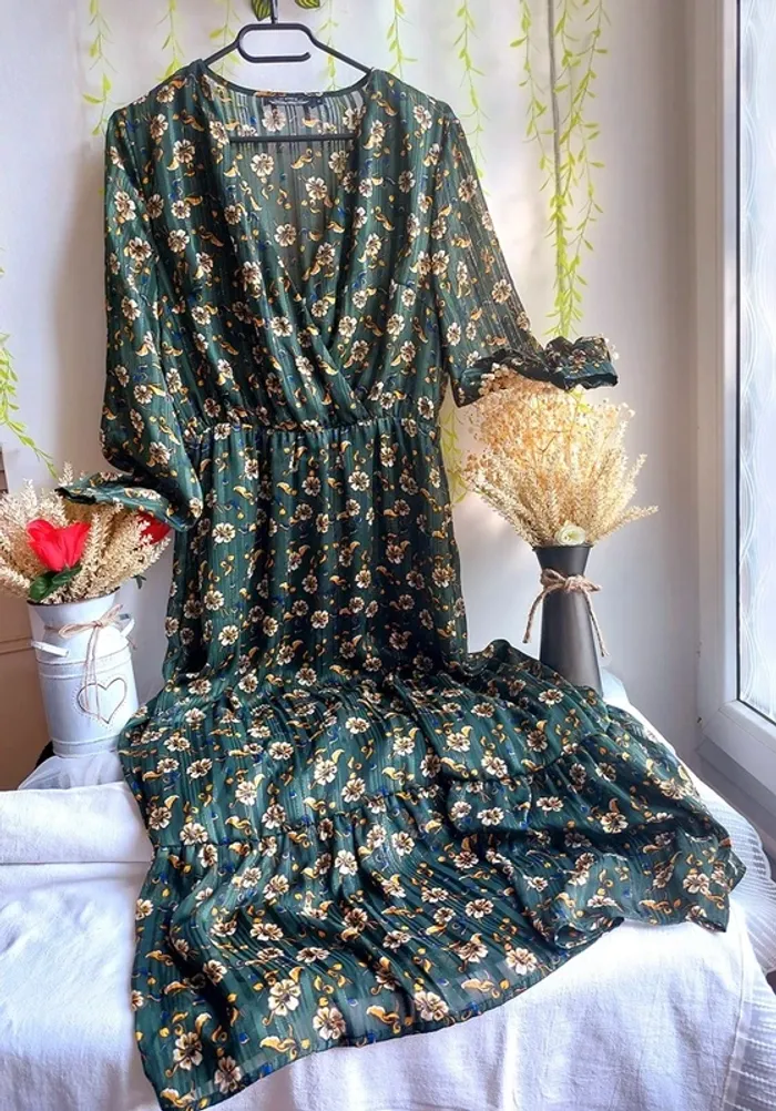 Robe longue It Hippie – S – Vert – État : Excellent