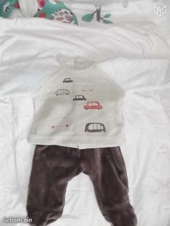 Ensemble hiver mi-saison Garçon Vertbaudet, taille 1 mois