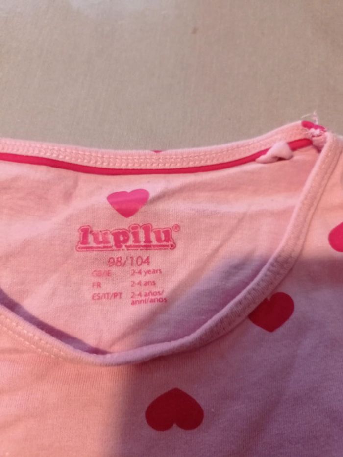 Lot fille 4ans jean plus t-shirts - photo numéro 9