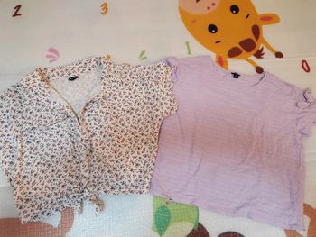 Lot 2 hauts fille 10 ans