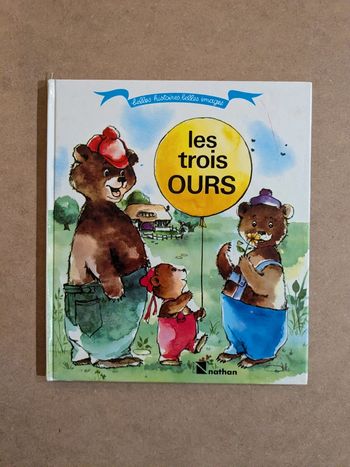 Livre enfant les 3 ours