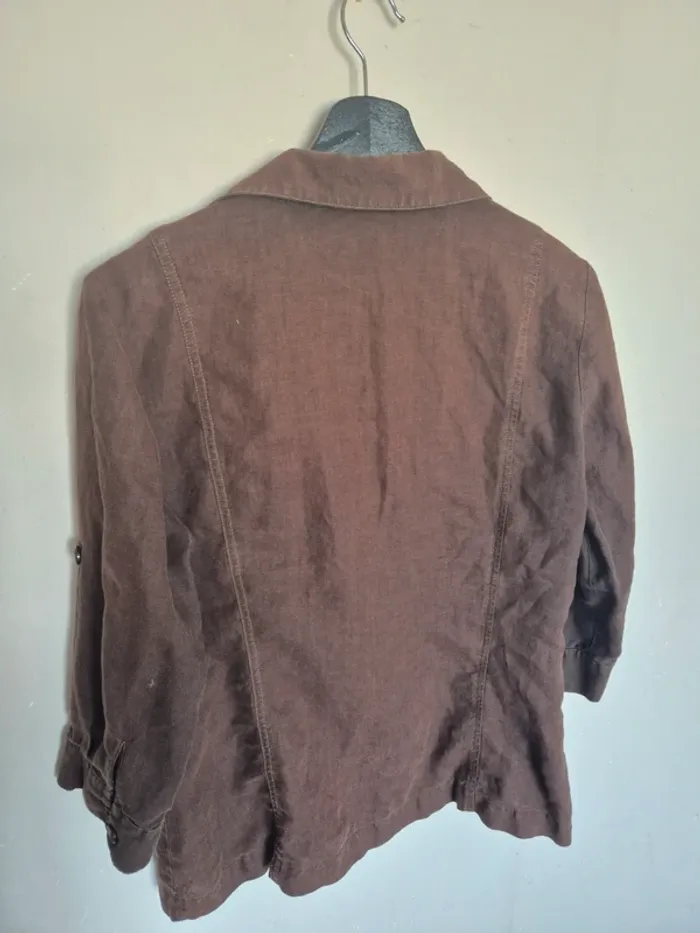 chemise 100% lin Caroll taille 42 - photo numéro 4