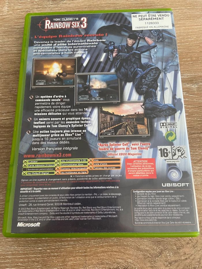 Rainbow six 3 xbox première génération - photo numéro 4