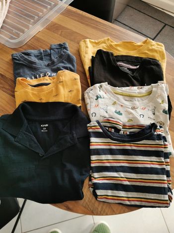 Lot de 7 shirts 5 ans