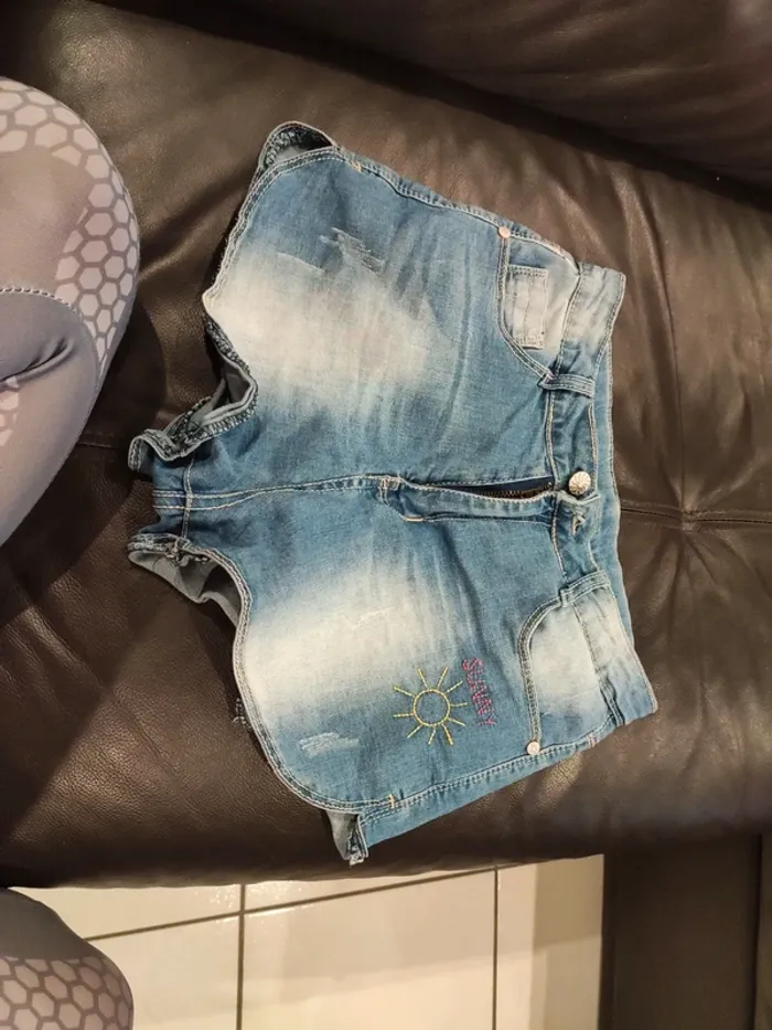 Short jean ativo réglable 12 ans