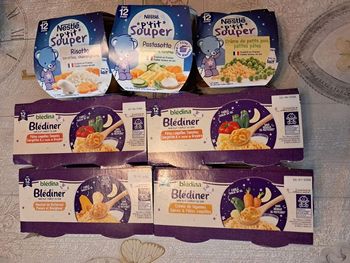 A vendre lots de 11 repas du soir et 6 repas du midi