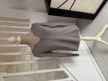 Pull Camaieu beige col V