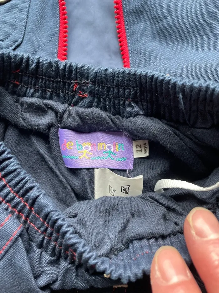 Ensemble pantalon veste à manche courte 12 mois - photo numéro 5