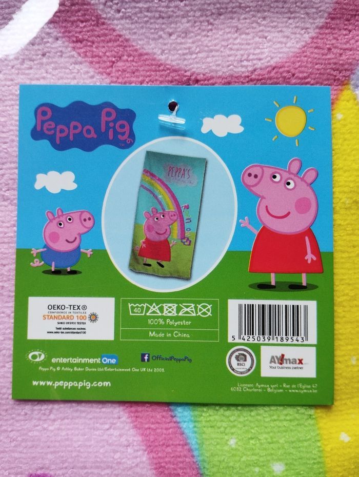 Peppa Pig : Serviette de bain Polyester 70x140cm