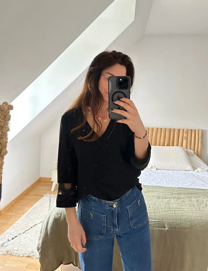 Blouse joli dos dentelle 🖤 - photo numéro 6