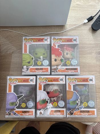 Funko pop dragon ball guldo 1491 recoome 1492 ginyu 1493 jiece 1495 burter 1494