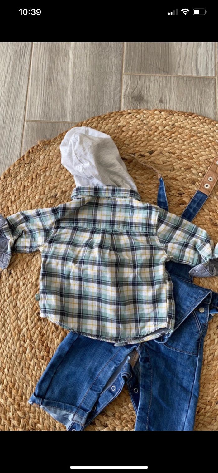 Salopette et chemise obaidi - photo numéro 3