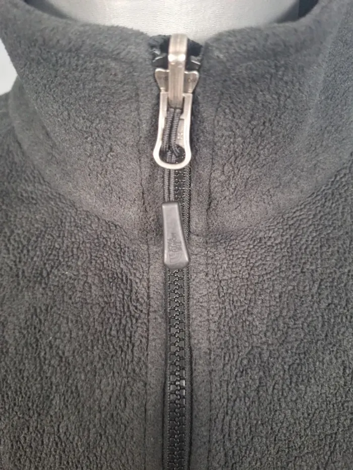 veste The North Face polaire homme zippée noire – Taille S - brodé (606) - photo numéro 5