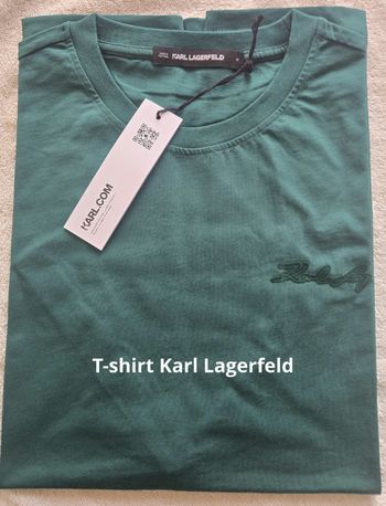 T-shirt vert Karl Lagerfeld