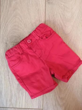 Short Rouge Z 6 mois