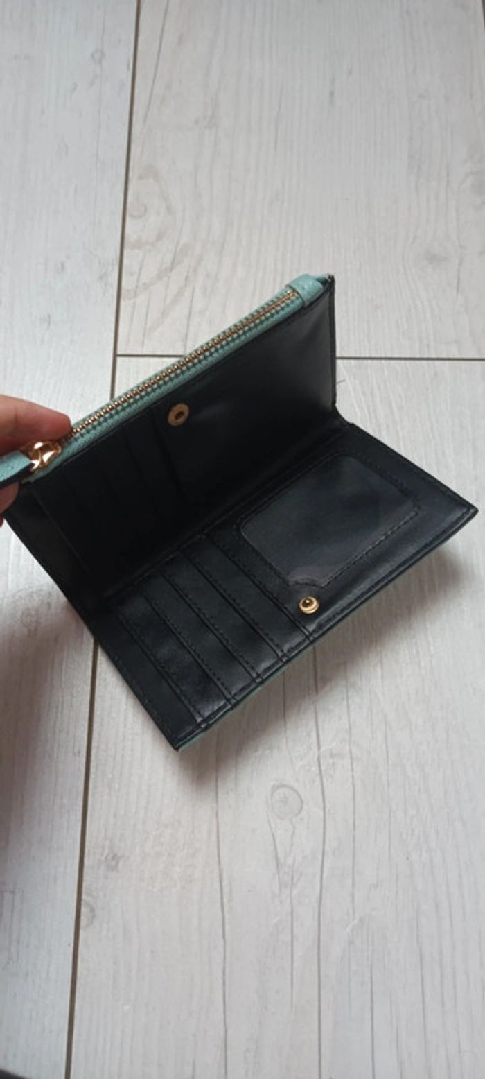 Portefeuille turquoise - photo numéro 3