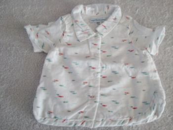 Chemisette Vertbaudet 1 mois (réf perso L34)(familleac72)