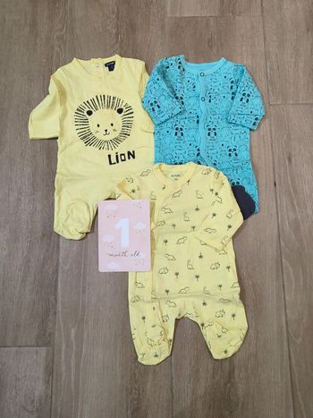 Lot pyjama 1mois
