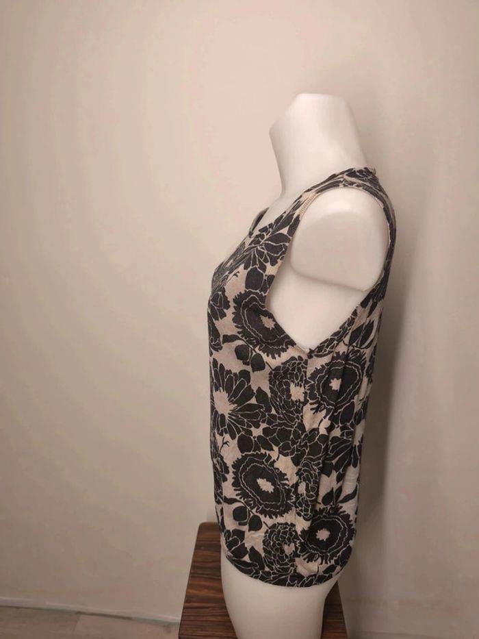 Haut sans manche 123 Femme Taille 42/44 Noir-Gris - photo numéro 3