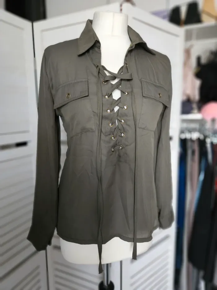 Blouse verte T.S - photo numéro 3