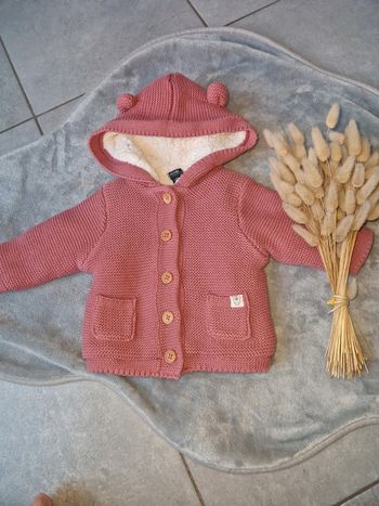 Gilet molletonné 3mois kiabi