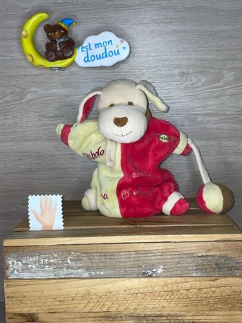 NAT231 doudou chien 🐶 diabolo babynat