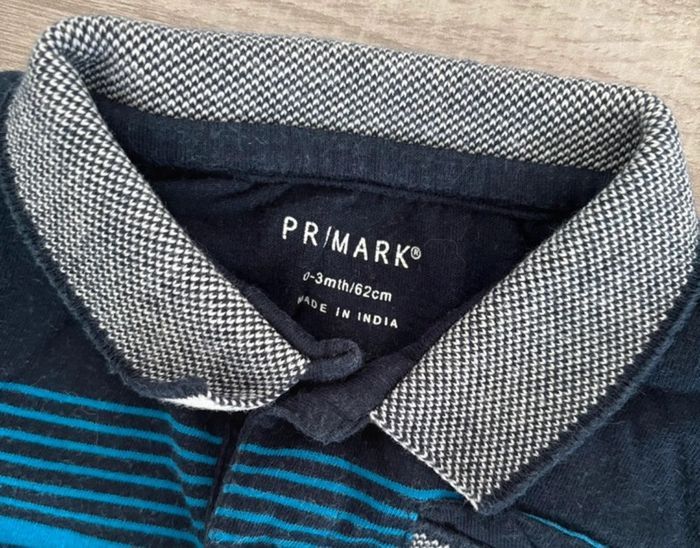 Lot 2 bodies polo primark 3 mois - photo numéro 4