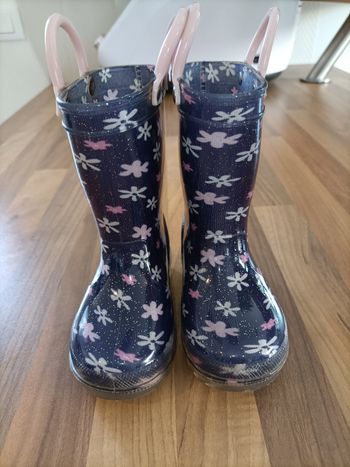 Bottes de pluie fleuries "lumineuses" 21